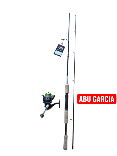 ABU GARCIA COMBO MIT GEFLOCHTENE SCHNUR