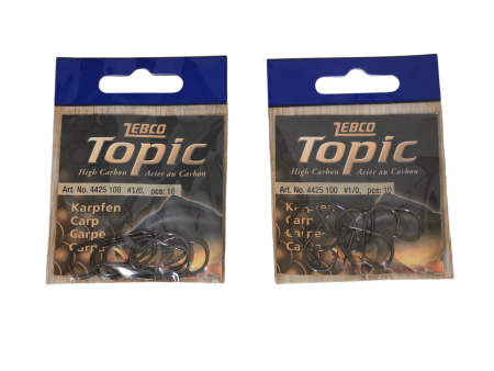 ZEBCO TOPIC CARPFEN Haken  Duo 10 stk